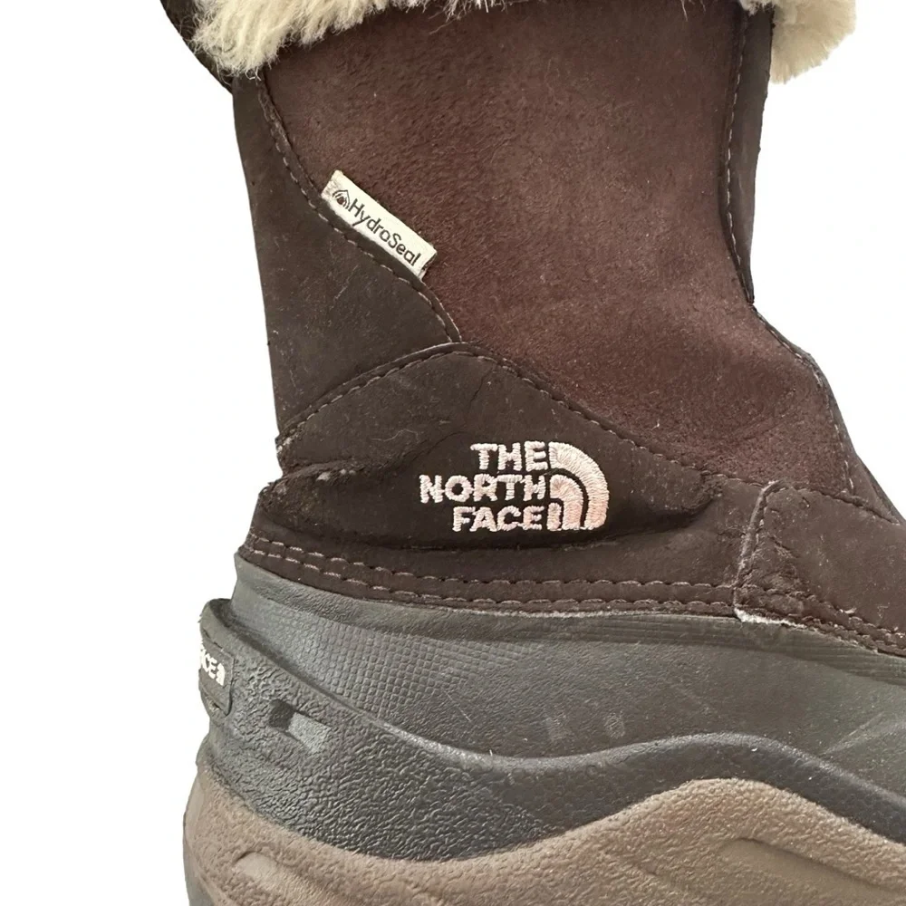 THE NORTH FACE GREENLAND ZIP BROWNIE BOOTS SIZE 4